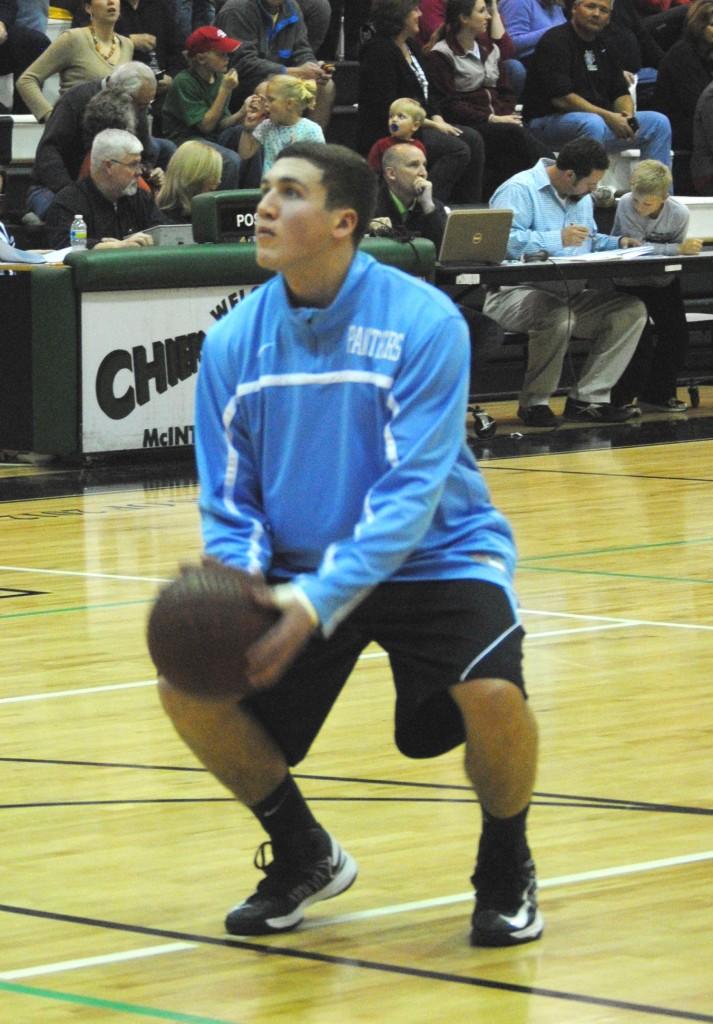 Senior Chandler Barnes warms up before facing the Chiefs last Tuesday night and placing second in the Region 4-AAAAA after frustrating loss.