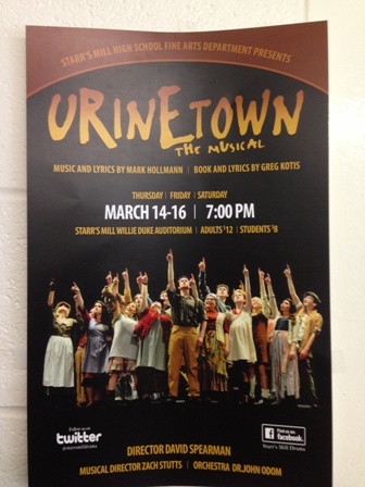 Urinetown, the Drama Departments next musical, is about hard economic times filled with revolts and love with humor around every corner.