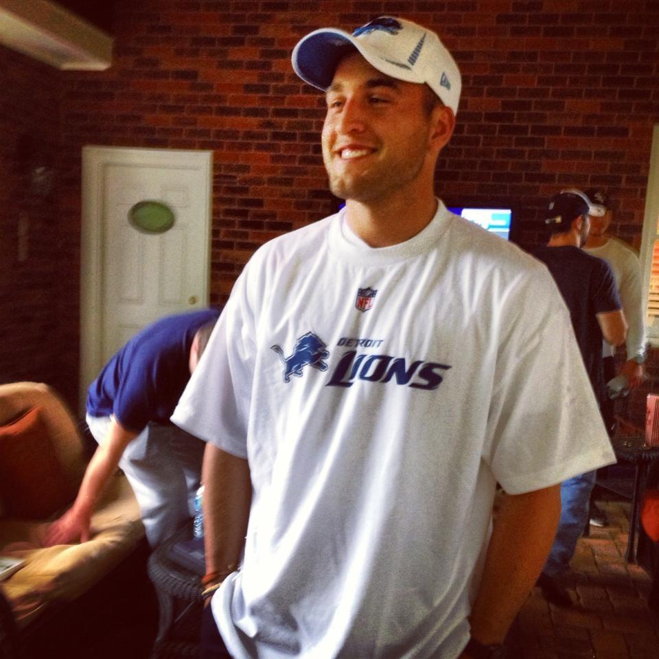 Former Appalachian State punter and Starr’s Mill Panther Sam Martin basks in the glory of watching his name roll across the screen in the 2013 NFL Draft.