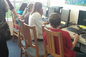 The Ex Libris Book Club members take an online survey, which asked their opinions about events, dates and possible book genres.