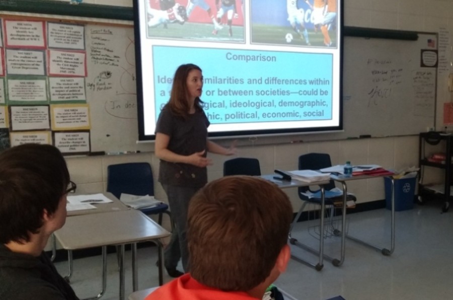 APUSH teacher Susan King is pleased with the rewritten AP U.S. History framework and supports including all aspects of history in teaching the class. 