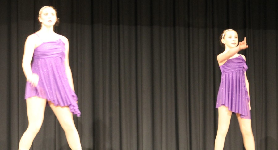 Guest performers, Sarah Door and Hanna Johnson, won the middle school talent show and guest performed a dance at the high school talent show.