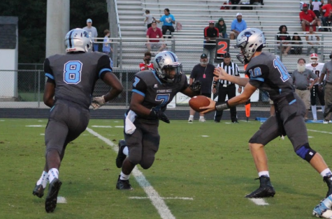 The Panthers rushing attack drove the offense down the field, with sophomore running back Rico Frye leading the way. He ran for 201 yards and two touchdowns on 22 carries. 