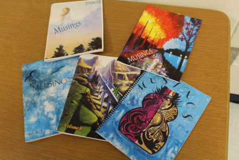 For the past five years, issues of “Musings” have featured different cover art created by student artists.