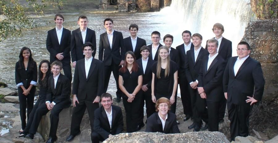 Nov. 16, 2015 - The Starr’s Mill jazz band poses for a picture that will be featured on the GMEA program. This group of musicians can be heard next on Pearl Harbor Day in the annual Pyramid Concert featuring middle through high school band students.