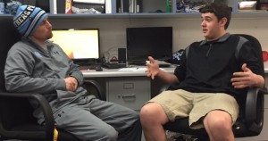 Senior sports co-editor Jack Fletcher talks with wrestling coach Burt Waller this week on Coach's Corner