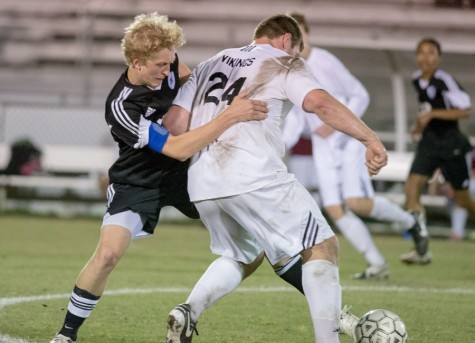 Sophomore Sam Pompeo scored the first goal for the Panthers on a header near the goal with 21:36 left in the half. Both goals for the Panthers came on headers, with senior Jack Van Nimwegan scoring the other just minutes into the second half before eventually falling 5-2 to the Vikings.