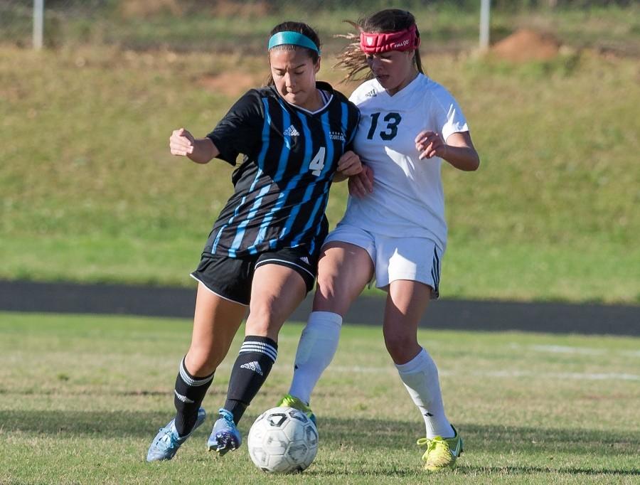 The Panthers and Vikings played a hard-fought game on Monday night, including several battles for the ball around midfield. The defensive line, led by senior Dylan Patterson, did a good job of not allowing many clear looks at the goal, which played a part in the shutout. 