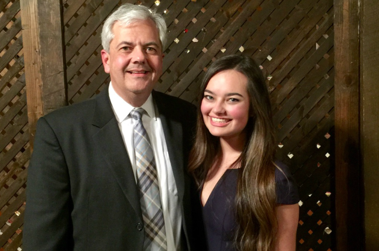 The 2016 Starr Student follows in her father’s footsteps by getting the highest SAT score in her graduating class. “She’s an outstanding student and very witty, and she has enthusiasm about a wide variety of things,” her academic team coach Nancy Close said. 