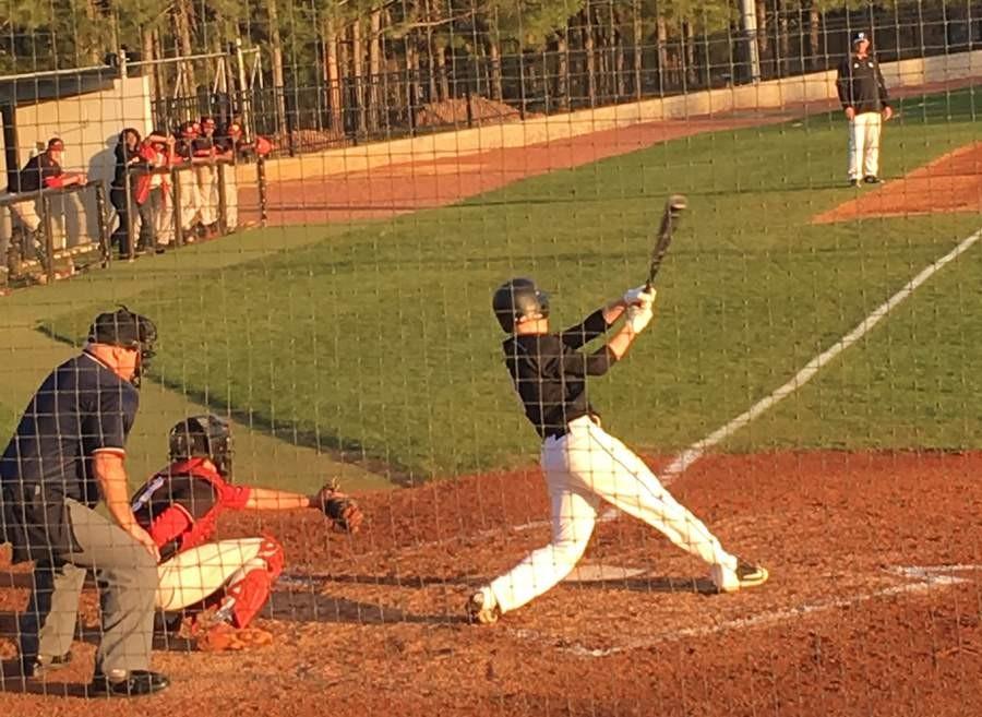 March+7%2C+2016+-+Junior+Kyle+Evert+takes+a+swing+during+an+at-bat+against+Dutchtown.+The+Panther+varsity+baseball+team+allowed+only+one+hit+in+their+3-0+win+against+the+Bulldogs.