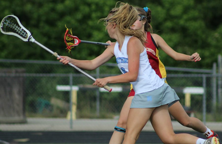 Junior Mary Ellis Goins takes a shot on goal and scores. Goins contributed three goals and one assist to the Lady Panthers’ win over the Holy Innocents Episcopal Bears in the first round of the state playoffs. The Panthers play tonight at 5:30 p.m. against Blessed Trinity in the semifinals. 