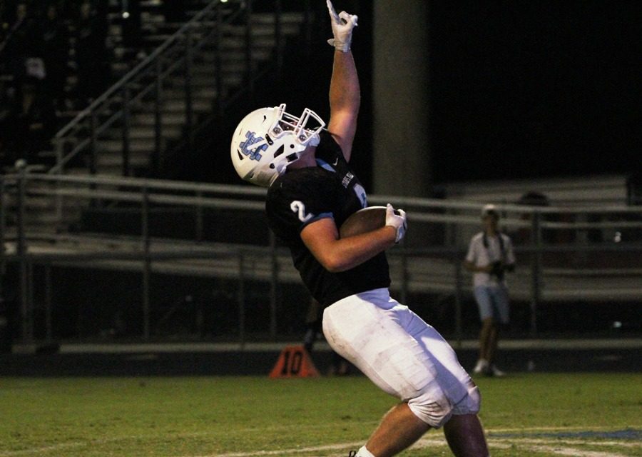 After Friday’s 28-7 victory against the McIntosh Chiefs, the Panthers now boast a 16-1 record all-time against their cross-town rival. The Panthers have been successful using four different running backs that are averaging over 300 yards per game so far this season.