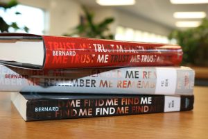 “Trust Me,” the epic finale of the “Find Me” series, follows Wicket Tate as she must figure out who she can trust before her opportunity for a future vanishes completely. Romily Bernard, the author of the “Find Me” series, will be in the Starrs Mill Media Center on Jan. 27 as part of this year’s Feed Your Need To Read Week events.  She will discuss her books and answer questions during all three lunches.