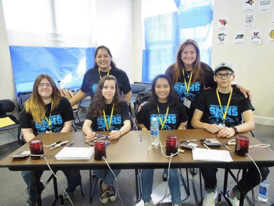 The Deaf and Hard of Hearing Academic team poses for a picture at the regional competition where they placed third out of 20 teams.