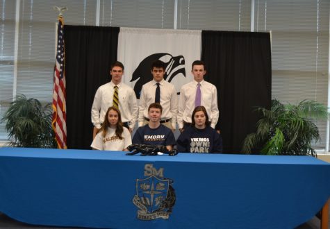 Six Panther athletes celebrated National Signing Day on Feb. 1. This handful of students will continue their athletic careers as collegiate student-athletes in the fall. 
