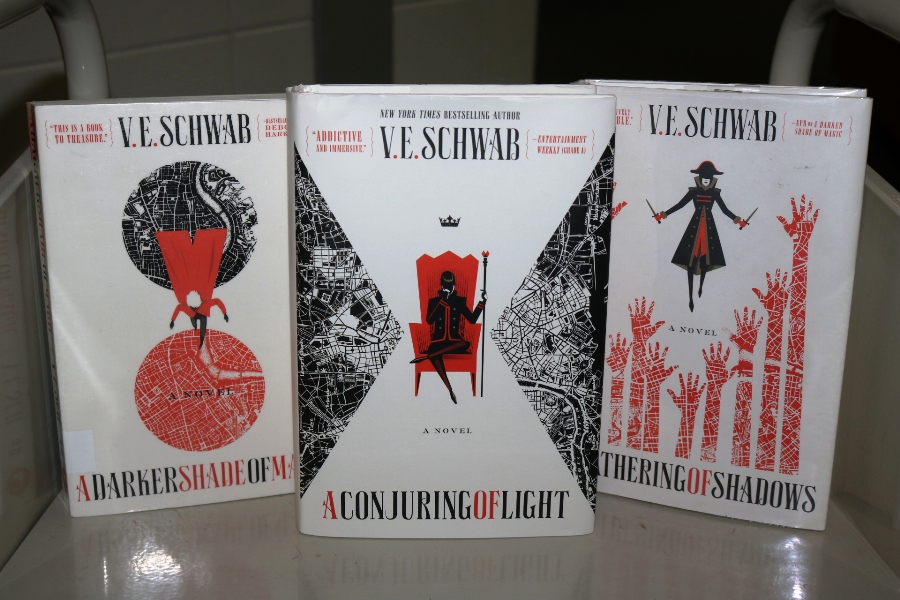 “A Conjuring of Light,” the third and final installment in the Shades of Magic series, involves Kell, Lila, and Alucard attempting to prevent an ancient evil from rising and destroying all of the parallel Londons. The author of this book, V.E. Schwab, skyped with Starr’s Mill students on April 29.