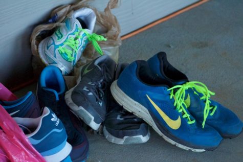 For the second consecutive year, the Starr’s Mill track-and-field team collected shoes for people in need. They were able to gather 130 pairs of shoes to donate.