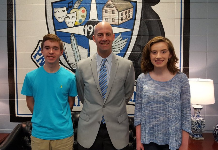 Seniors Joshua Tysor and Aubrey Bennett were recently named as the Class of 2017's valedictorian and salutatorian. Both will deliver speeches at the Mill's graduation ceremony on May 26.