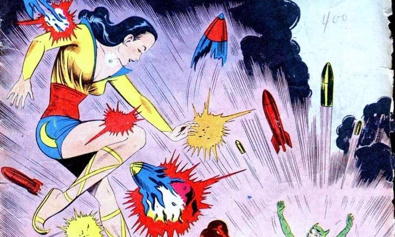 A still from an issue of “Moon Girl,” a series from the Golden Age of Comics. Superheros are a tradition many years in the making, but how are they best transitioned to our modern screens?