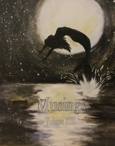 Each year, MUSINGS receives potential artwork from art teacher Todd Little’s students and picks a design to display on its front cover. Last year, sophomore Julia Edwards designed the cover for the 13th printing of the school’s annual literary-art magazine.