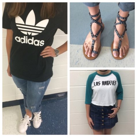Students at the Mill show off different trends during the first three weeks of school. There are many styles floating around the school because everyone has their own style. 