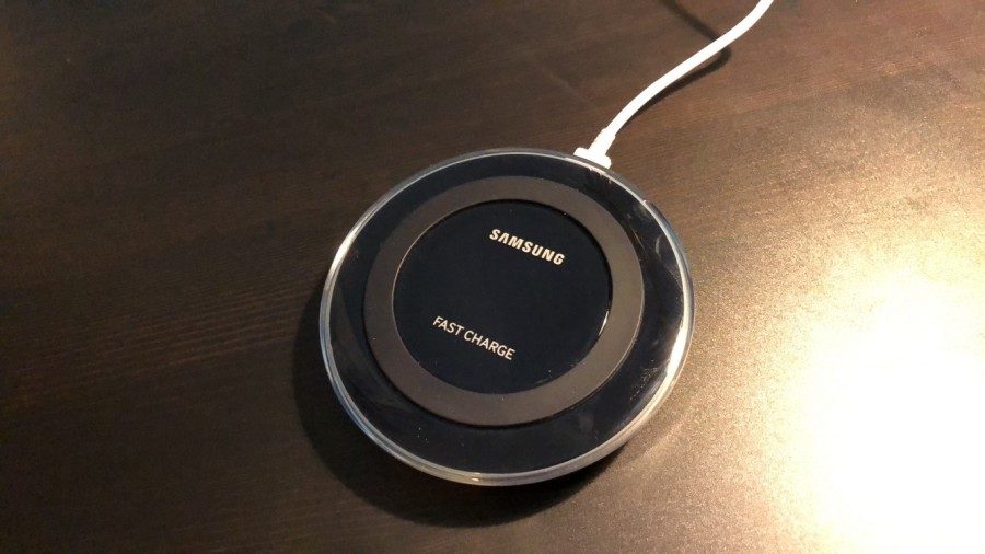 One of the Samsung wireless fast chargers that charges a phone without a cord. Wireless chargers like these are likely to fly off of the shelves during Black Friday next week, but they may not be worth the money.