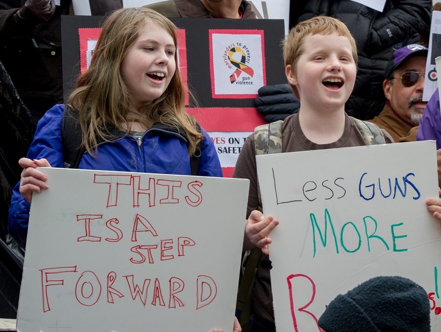 Protesters+gather+in+Maryland+to+support+gun+regulation+following+the+Sandy+Hook+School+Shooting.+Public+outcry+against+gun+violence+has+been+loud+and+clear%2C+government+response+on+the+other+hand+has+been+less+than+sufficient.