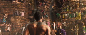 T’Challa, the Black Panther, prepares to prove himself as the king of Wakanda in ritual combat. This ritual is one of the many newly introduced concepts that make “Black Panther” stand out among other movies of the superhero genre. 