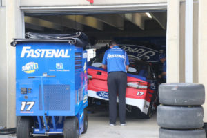 Ricky Stenhouse Jr. topped the speed charts in the first MENCS practice at Atlanta Motor Speedway.