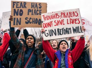 Many victims and survivors from the recent Parkland shooting have stood up and demanded that lawmakers do something about gun control. The government must begin working on limiting guns to civilians instead of continuing to arm and militarize this society. 