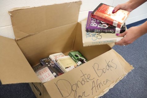 Starr’s Mill student Jacob Just-Budd, partnered with the Student Government Association and National Honor Society to put together a project to benefit children in Africa through the Books for Africa organization. Starr’s Mill students and staff can donate books to drop boxes in the Media Center, Shoemaker’s room 715 and Corallo’s room 717 from now through April 30.