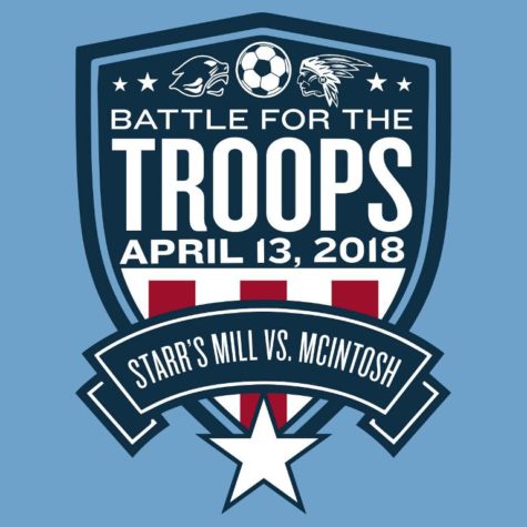 Starr’s Mill is set to host the the annual Battle for the Troops rivalry game against the McIntosh Chiefs. The girls’ game will start at 5:55 p.m., and the boys’ game will begin at approximately 7:55 p.m.