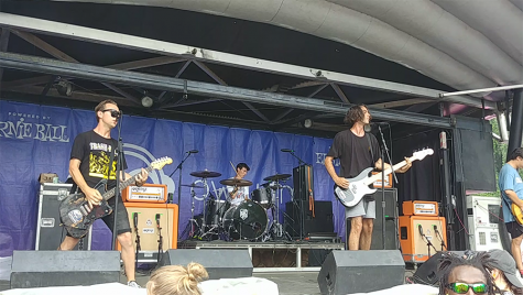 With Confidence performs a song off of their album “Better Weather” called “Archers” at Vans Warped Tour 2018. The band consists of three constant members, but during Warped Tour, they added a fill-in guitar player. With Confidence’s new album “Love and Loathing” came out on Aug. 10.