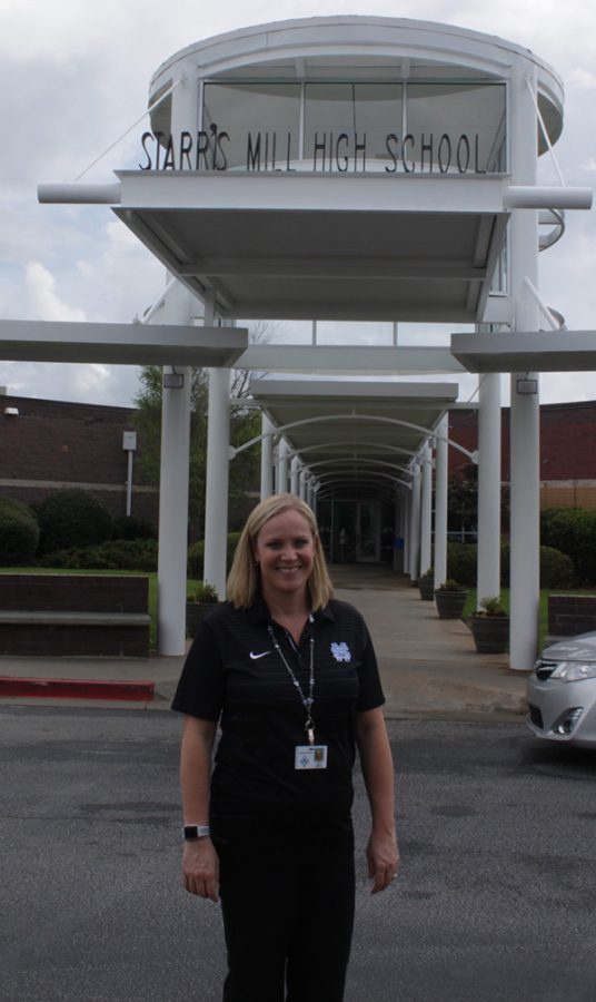 Former Starr’s Mill Spanish teacher Brandi Meeks has returned as an assistant principal. She will be taking care of testings and graduations around Starr’s Mill.
