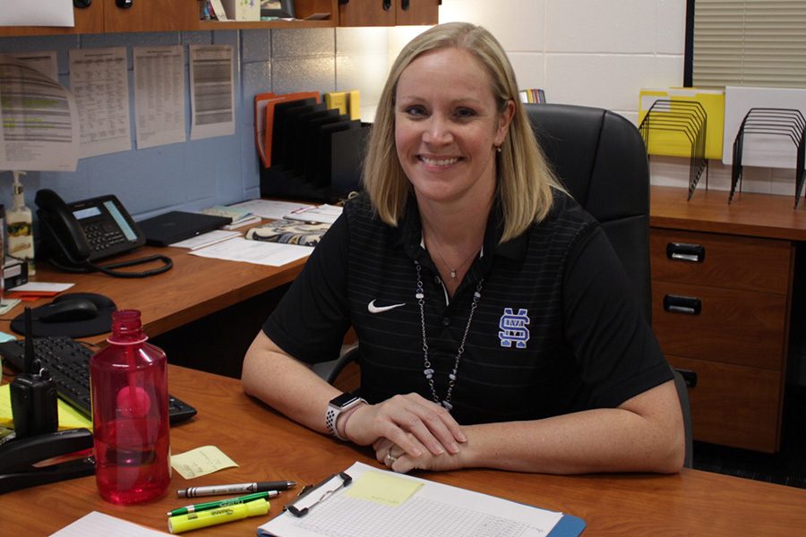 Brandi+Meeks%2C+the+new+assistant+principal+at+Starr%E2%80%99s+Mill%2C+has+returned.+After+teaching+Spanish+for+21+years%2C+Meeks+has+stepped+up+to+take+an+administrative+position.