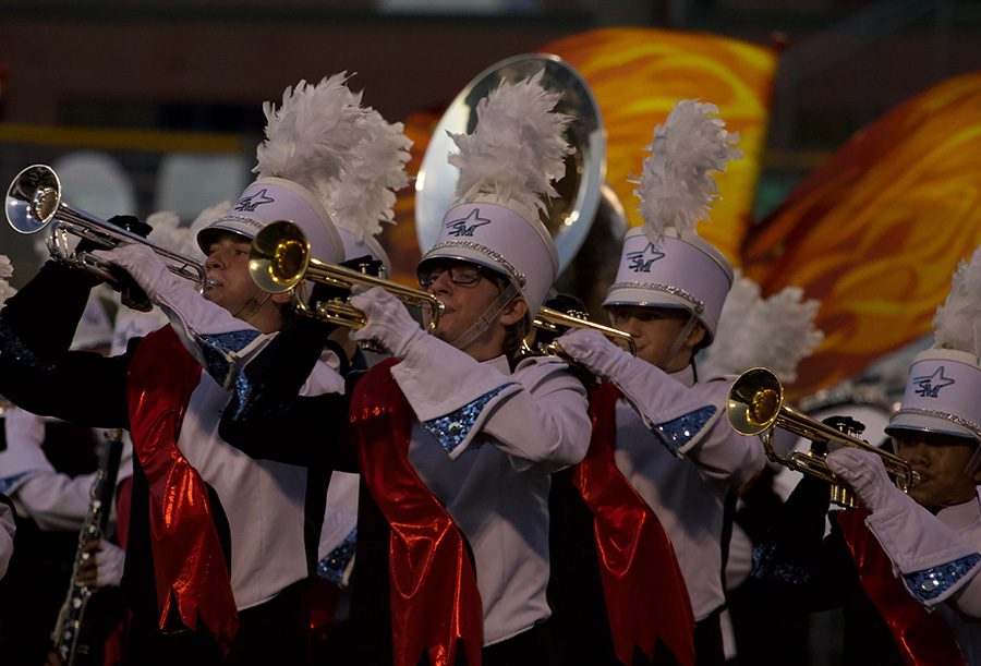 The+Marching+Band+competition+season+has+started+with+the+Fayette+County+Exhibition+that+took+place+last+Tuesday.+The+Exhibition+showcased+what+all+five+high+school+marching+bands+in+Fayette+County+will+perform+this+season.