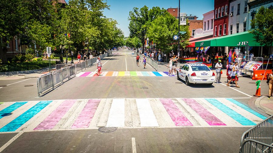 During+June+2017%2C+Washington+D.C.+had+the+transgender+flag+painted+on+this+sidewalk+along+with+six+others+in+a+show+of+pride+against+transphobia.+One+significant+obstacle+to+equality+for+trans+people+is+that+so+many+equate+gender+to+genitalia.+