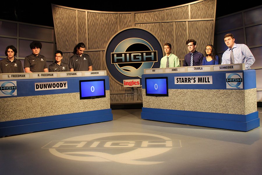 To start off the season, Starr’s Mill Academic team traveled to Atlanta to compete in the local game show “High-Q.” The team then traveled to McIntosh on Wednesday to compete for the season placements.