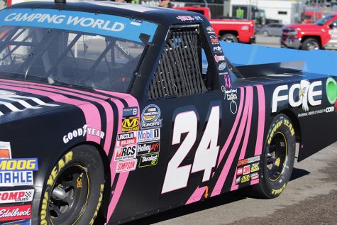 In the first NASCAR Camping World Truck Series practice at Talladega Superspeedway, Justin Haley, driver of the Fraternal Order of Eagles No. 24 Chevrolet Silverado for GMS Racing, paced the field with a top speed of 193.49 mph. Overall, Chevrolets dominated, claiming the top five speeds in the morning session.