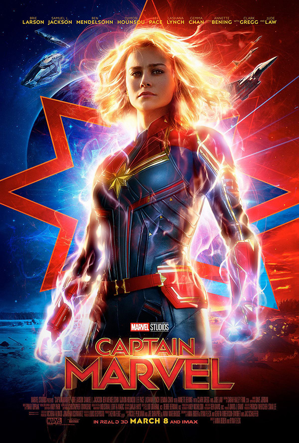 The newest official poster for “Captain Marvel.”