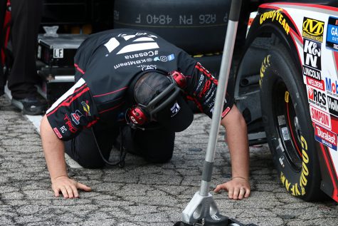 Weather has been the main question leading up to NASCAR’s tripleheader this weekend at Atlanta Motor Speedway. After sunshine and great temperatures on Friday, persistent moisture has teams searching for a break in the weather to allow for Saturday’s on-track activities. 