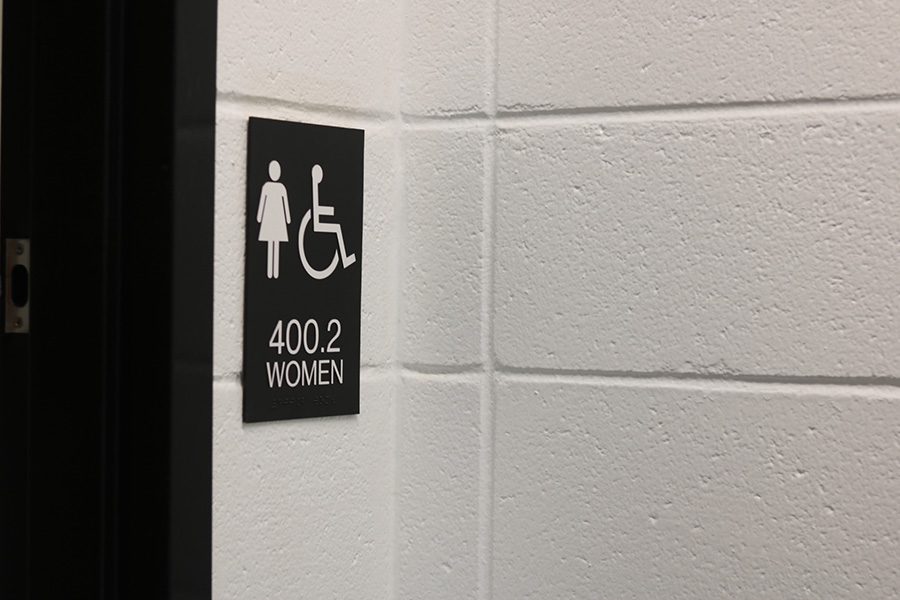 As part of the school’s renovation, new signs have been placed at the bathrooms adjacent to the front office. While the change isn’t permanent, what purpose do these bathrooms serve at Starr’s Mill today?