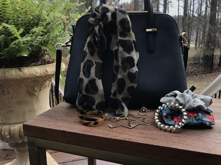 Though neutral clothing items have become the main form of style, accessories have made up for what outfits are lacking. A bold belt or patterned head scarf are trendy items that are commonly worn at Starr’s Mill. 