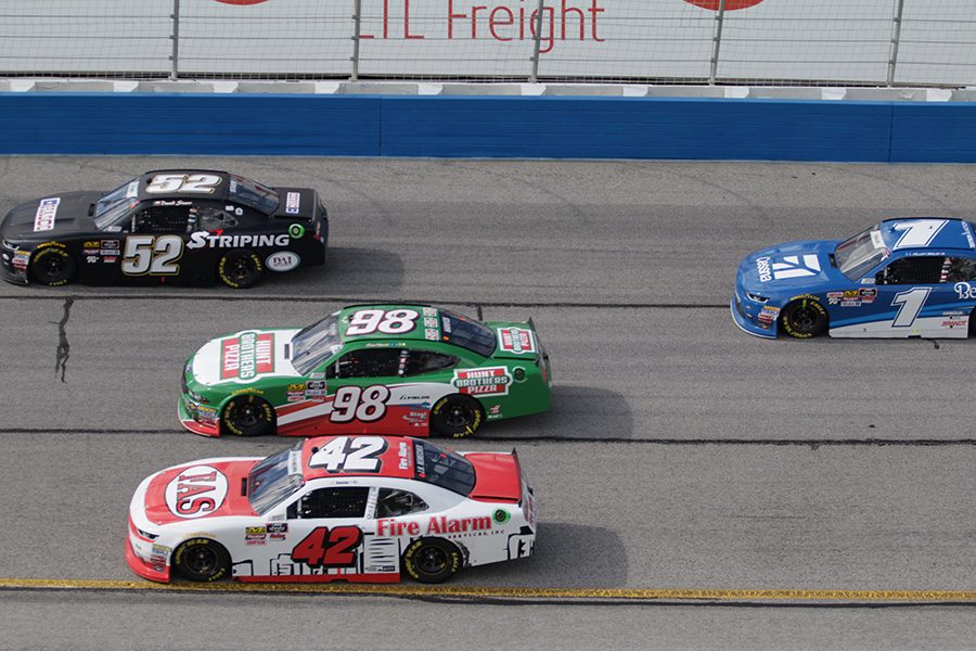 NASCAR Xfinity drivers compete in last year’s Rinnai 250 at Atlanta Motor Speedway. The three top NASCAR series return to Atlanta this weekend after action-packed season openers at Daytona. New body styles, aero packages, and engine configurations pose many unknowns to the weekend’s events as teams familiarize themselves with many unknowns to begin the 2019 season.