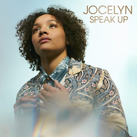 The cover of Jocelyn Muhammad’s debut single. Her single is about dealing with bullying and how anyone can overcome it Her finished work uses this important topic to create an uplifting song.