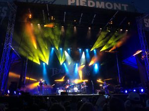 Tears for Fears performs during their Friday night performance. Though not a headliner, Tears for Fears put on a stellar performance for the crowd right before Beck. 