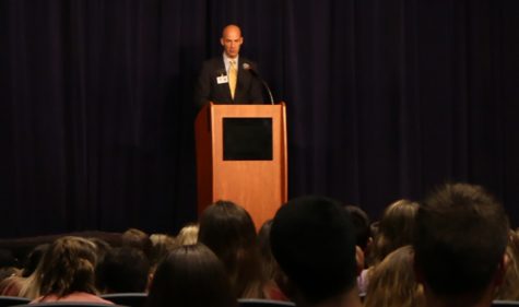 Last Tuesday, Principal Allen Leonard addressed the school about the code of conduct. During the assembly he stated “I don’t believe in self defense,” which caused a negative reaction throughout the student body. He has since clarified his statement. 