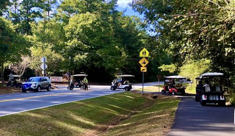 Every day at 3:45 p.m., students leaving Starr’s Mill High School by golf cart face the danger of crossing Redwine Road. It has been approximately two years since the idea of a golf cart tunnel has been brought to the local government, yet the intersection remains unchanged. 