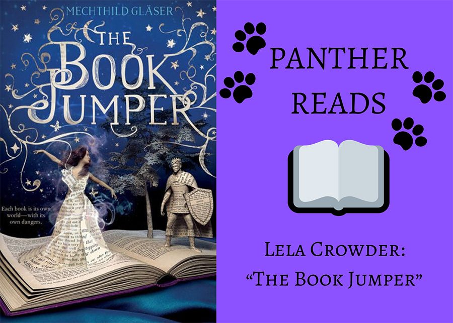 In this week’s episode of “Panther Reads,” Starr’s Mill English teacher Dr. Lela Crowder praises “The Book Jumper” by Mechthild Gläser. This young adult fantasy novel fills avid readers with envy as the main character, Amy, adventures through well-known novels.