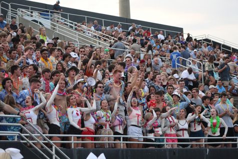 The student section at the homecoming game vs chapel hill.  
Students are supporting football when they should be supporting our other sports with the same enthusiasm as well.  
